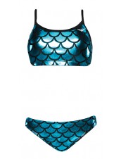 Women's Funnies Mermaid Wingback 2pc Bikini Swimsuit