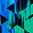 48 Blue/Green color